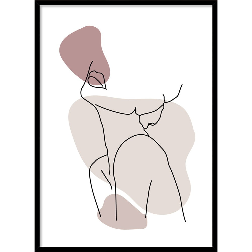 Obraz 50x70 cm Woman Pink – Styler
