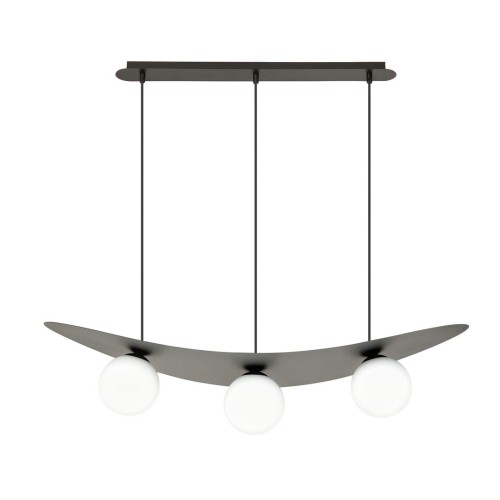 Aura lampa wisząca 3xE14 czarna/biała 1301/3