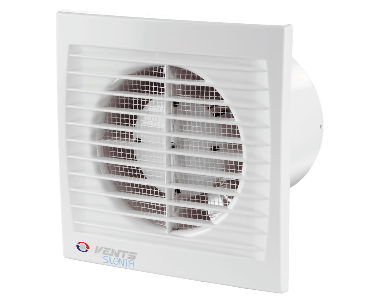 Vents Group Wentylator osiowy fi 125 230V 9,3W 148m3/h 31dB cichy łożyska kulowe wyłącznik czasowy 125SILENTA-STL SILENTA125-STL