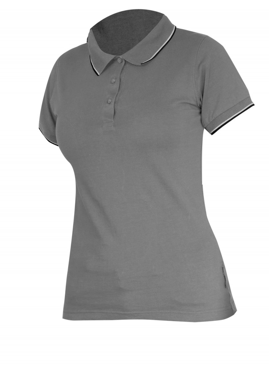 LAHTI PRO Koszulka polo damska 190g/m2, szara, 