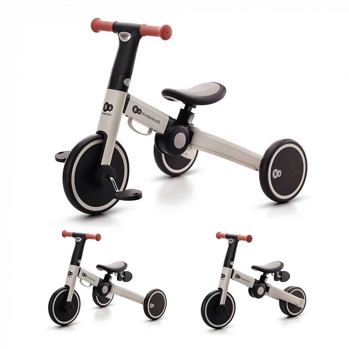 Rowerek trójkołowy Kinderkraft 4TRIKE Silver Grey