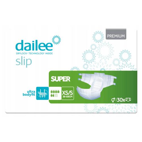 DAILEE Slip Premium Super XS/S Pieluchy anatomiczne, 30 sztuk