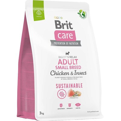 Brit Care Dog Sustainable Adult Small Chicken Insect 3kg