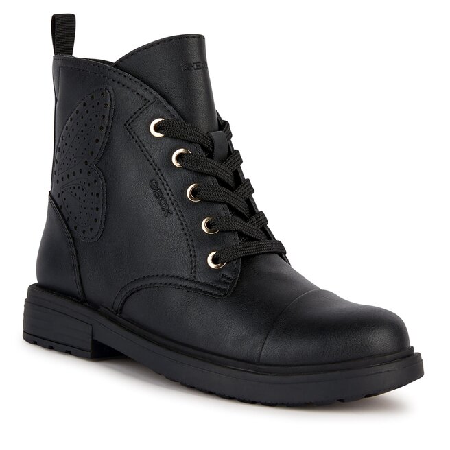 Kozaki Geox J Eclair Girl J369QM 000BC C9999 M Black