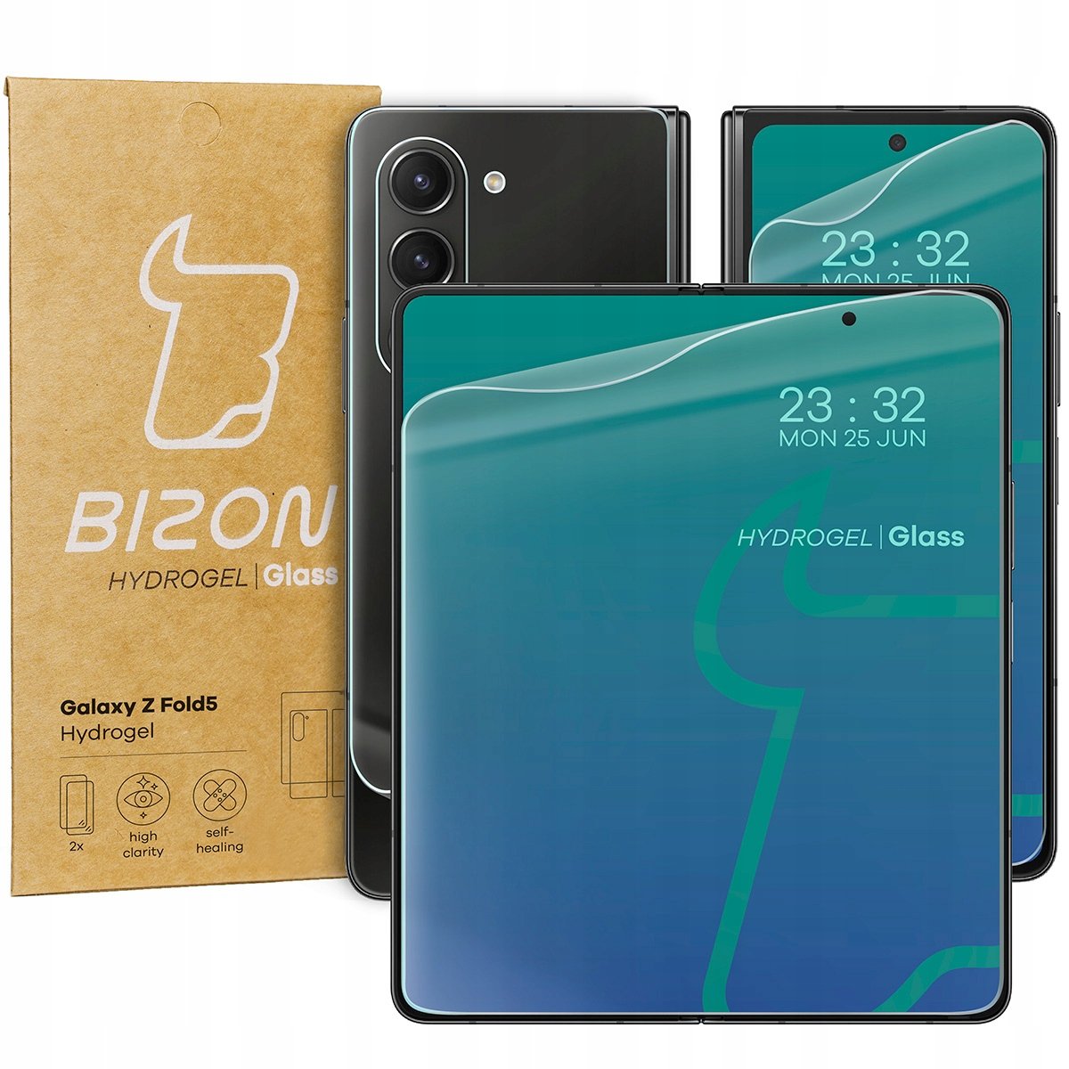 Folia Ochronna Na Tył I Przód Bizon Galaxy Z Fold5