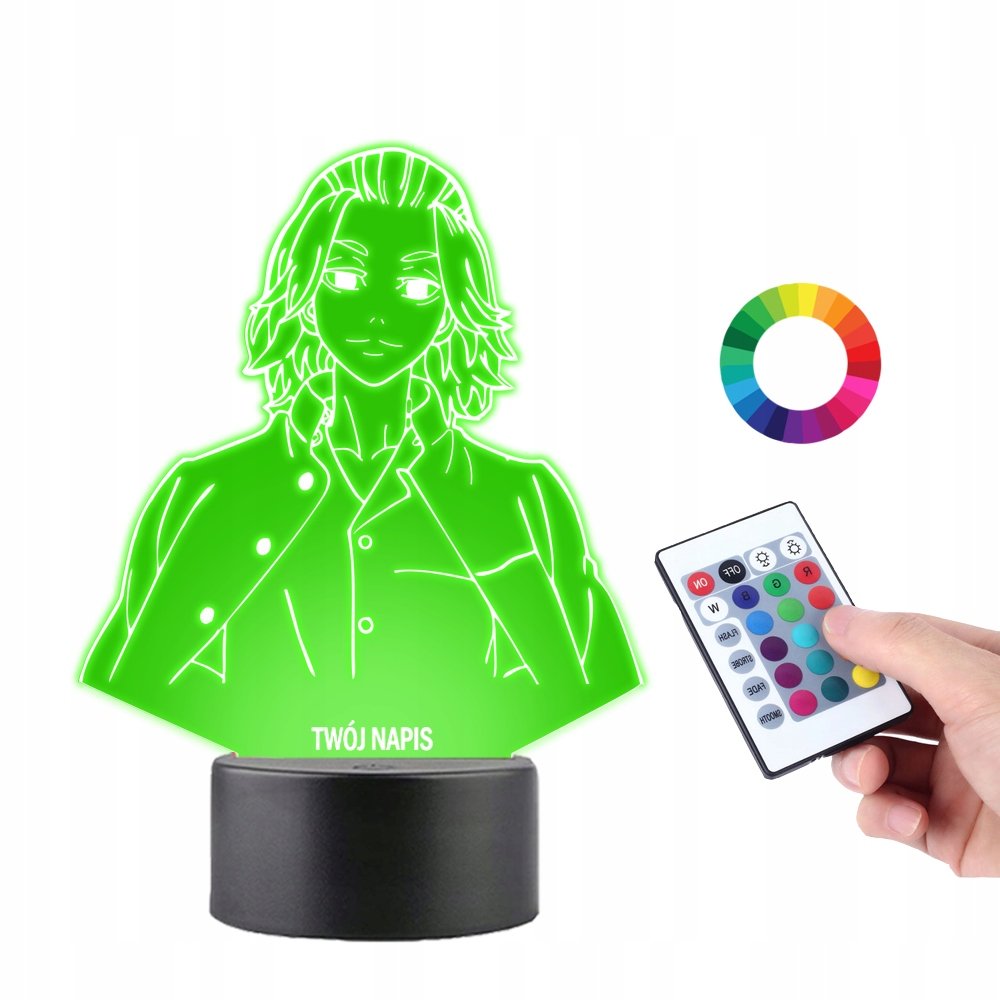 Lampka na Biurko Statuetka Manjiro Tokyo Revengers