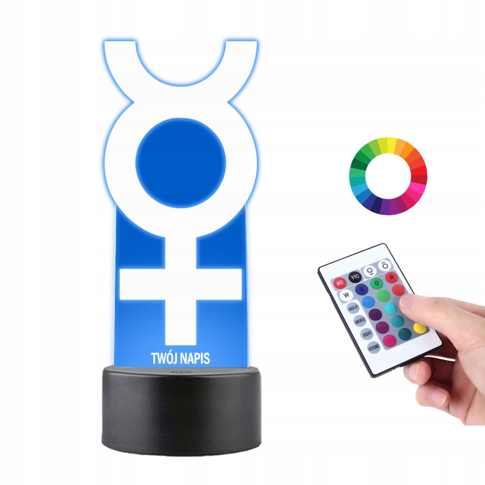 Lampka na Biurko Statuetka Planeta Merkury Symbol