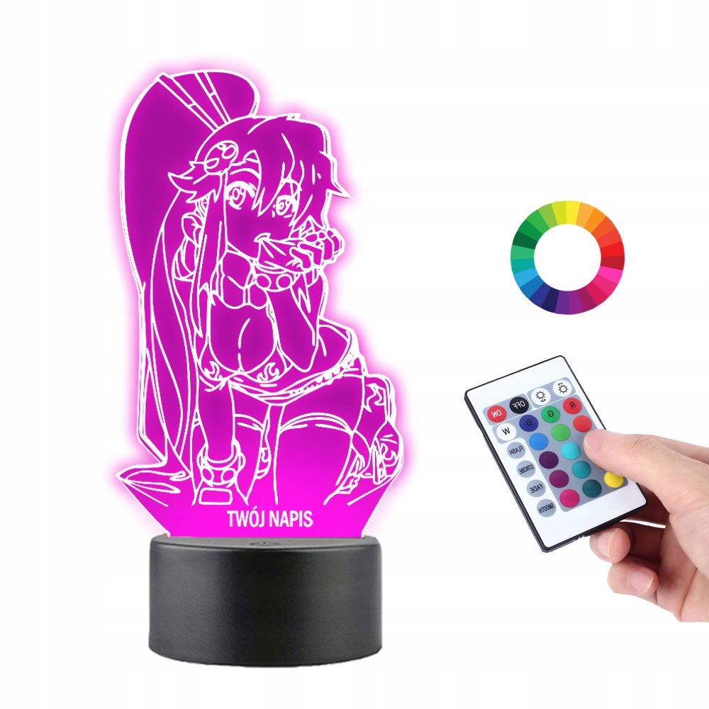 Lampka na Biurko Statuetka Sexy Yoko Manga Anime