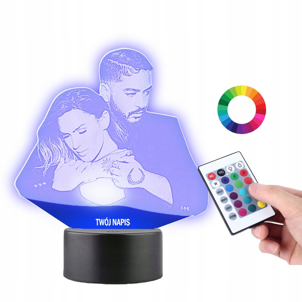 Lampka na Biurko Statuetka Vitaa & Slimane Bedside