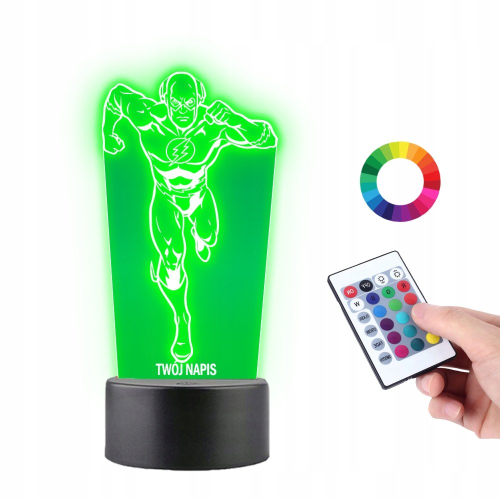 Lampka na Biurko Statuetka The Flash Superbohater