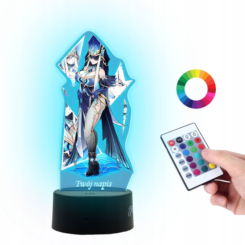 Lampka Na Biurko UV Genshin Impact Mirror Prezent