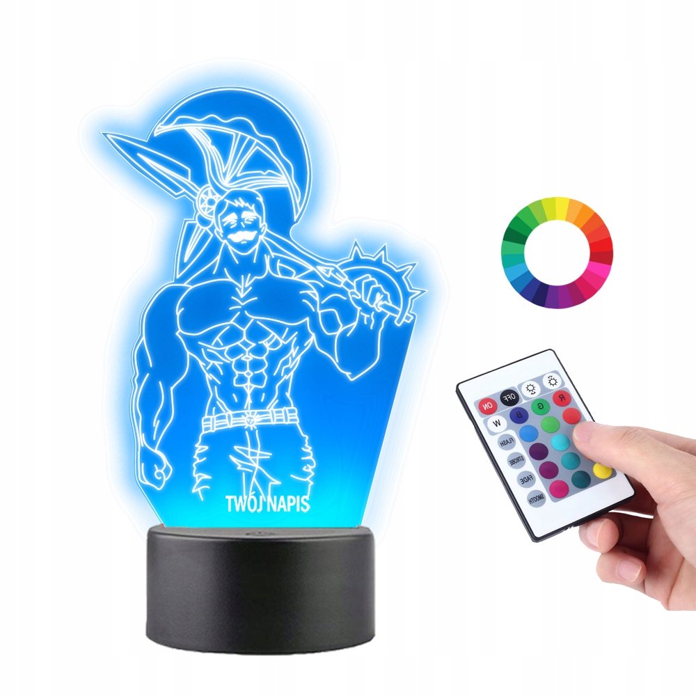 Lampka na Biurko Statuetka The Seven Deadly Sins