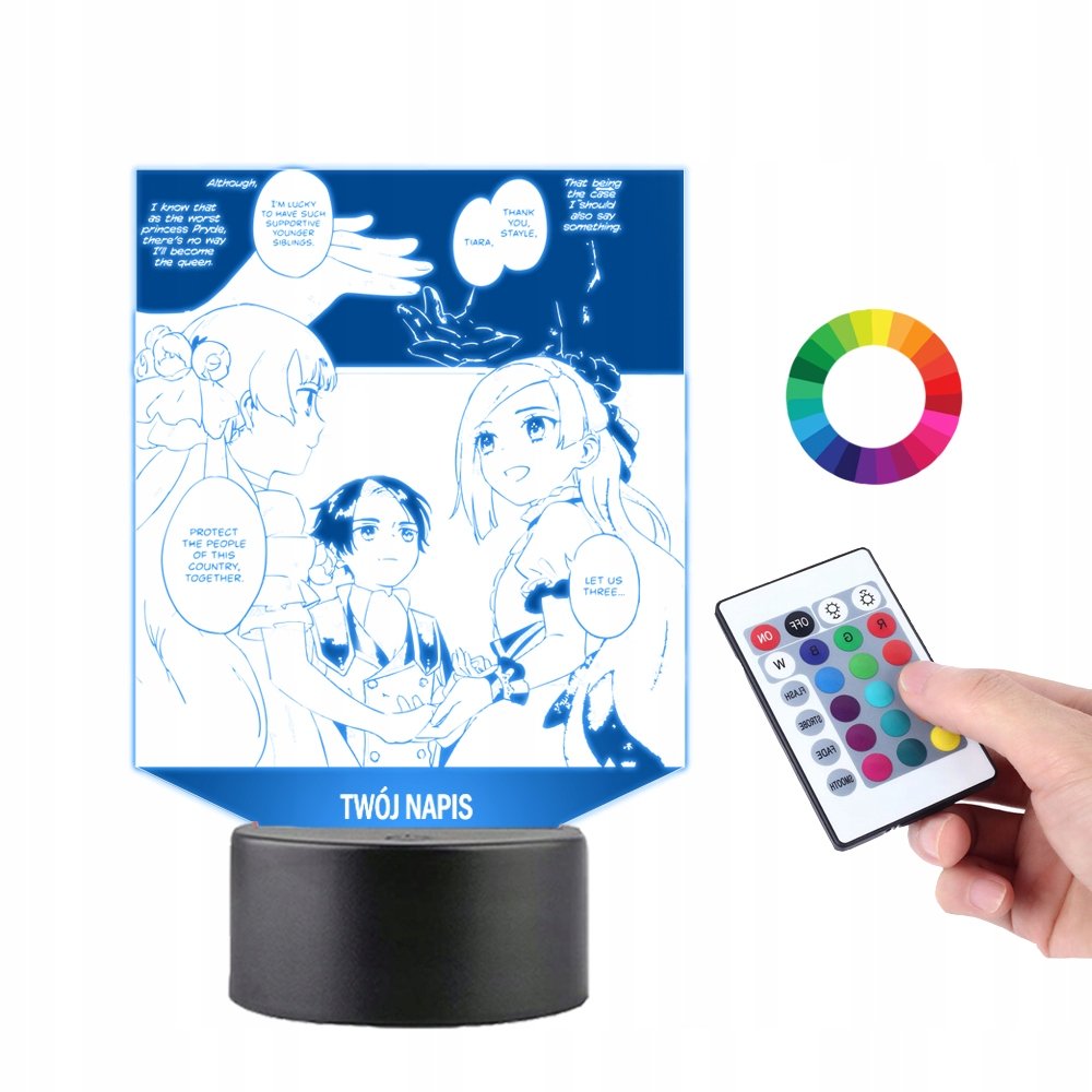 Lampka na Biurko Statuetka TMHLBQ Anime Prezent