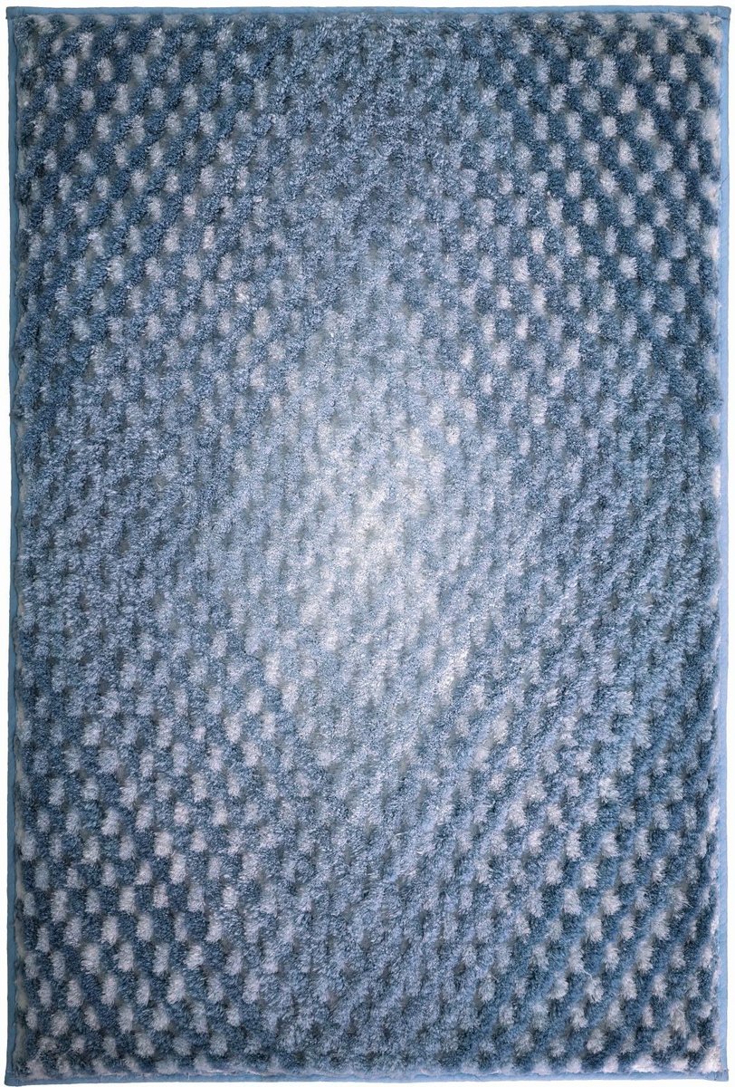 Kleine Wolke Cory Dywan kąpielowy niebieski 70x120 cm