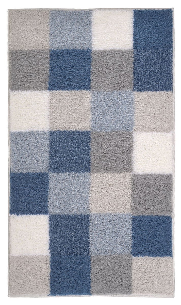 Kleine Wolke Caro Dywan Kąpielowy Niebieski 70X120 cm