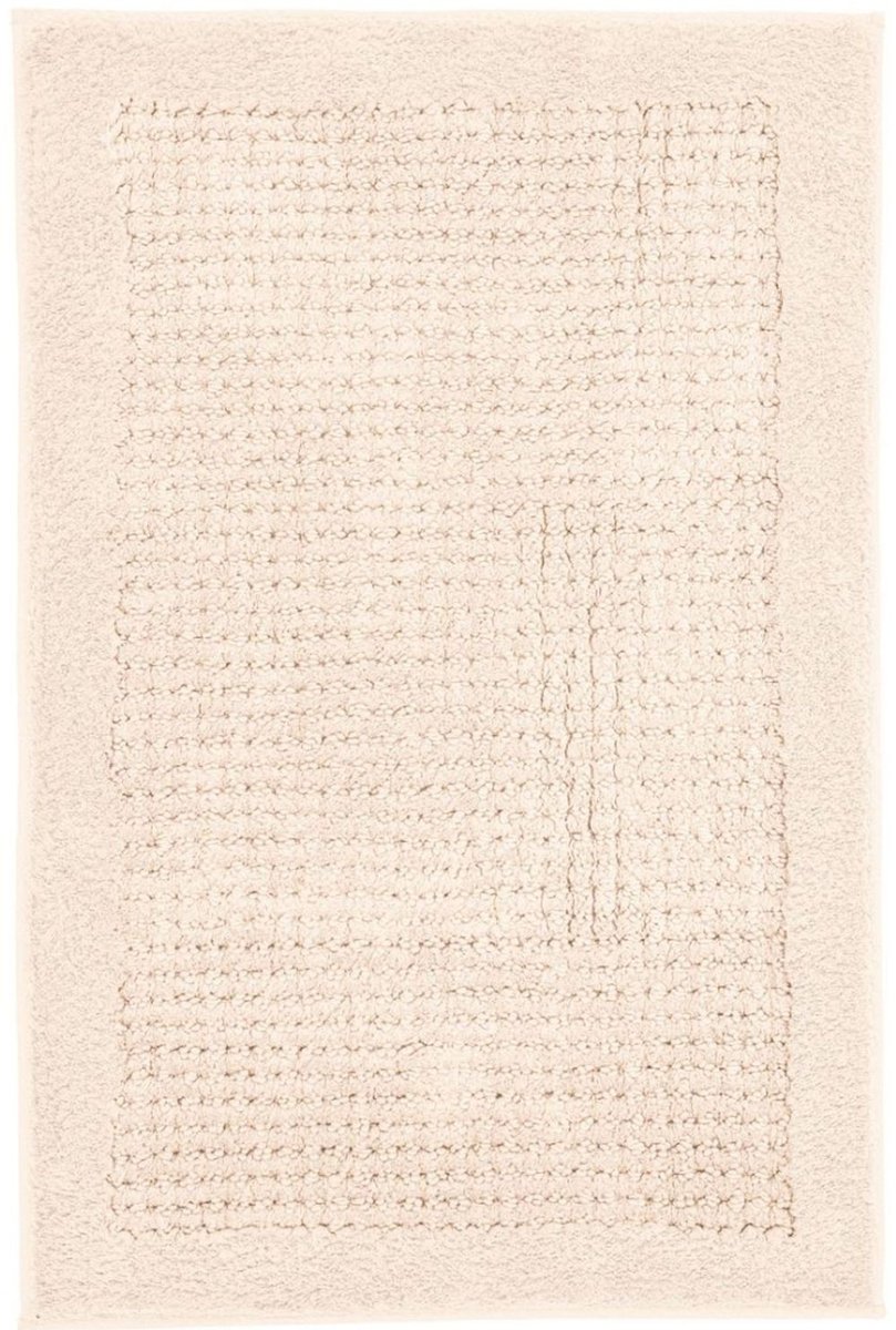 Kleine Wolke Net Ekologiczny Dywan Kąpielowy Naturalny Beż 80 X 140 cm Eco Living