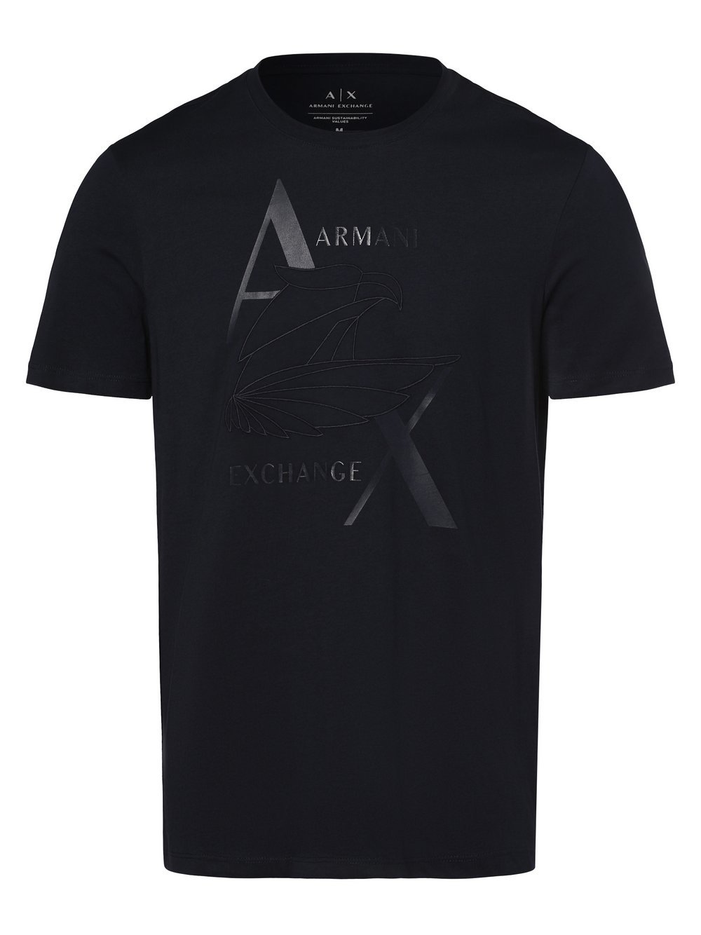 Armani Exchange - T-shirt męski, niebieski