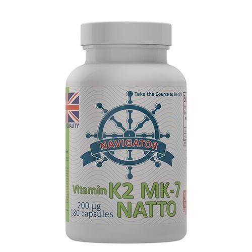 SAVIT Navigator Witamina K2 MK-7 NATTO 200mcg, 180kaps.