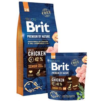 Brit Premium by Nature Senior S +M 8kg NOWA FORMUŁA! |   110-170821