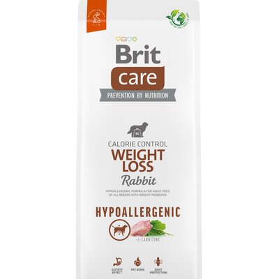 Brit Care Dog Hypoallergenic Weight Loss, królik - 12 kg