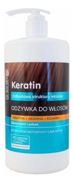 Sante Dr. Dr. Keratin Odżywka z keratyną do włosów matowych i łamliwych 1000ml DS-7579