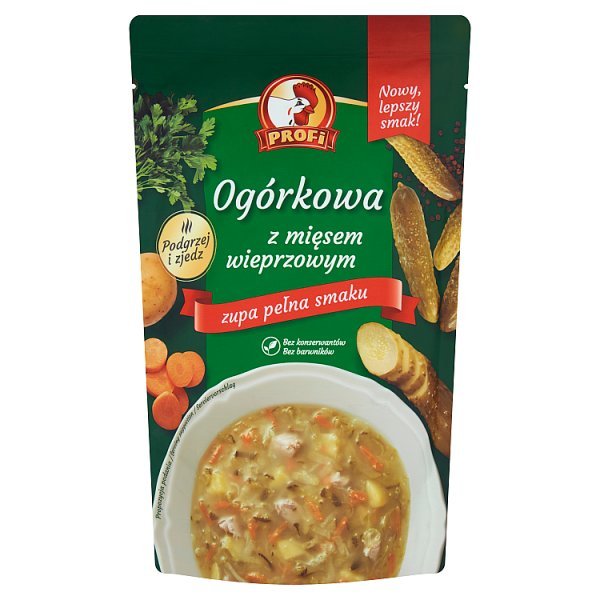 Profi Zupa ogórkowa z mięsem wieprzowym 450g