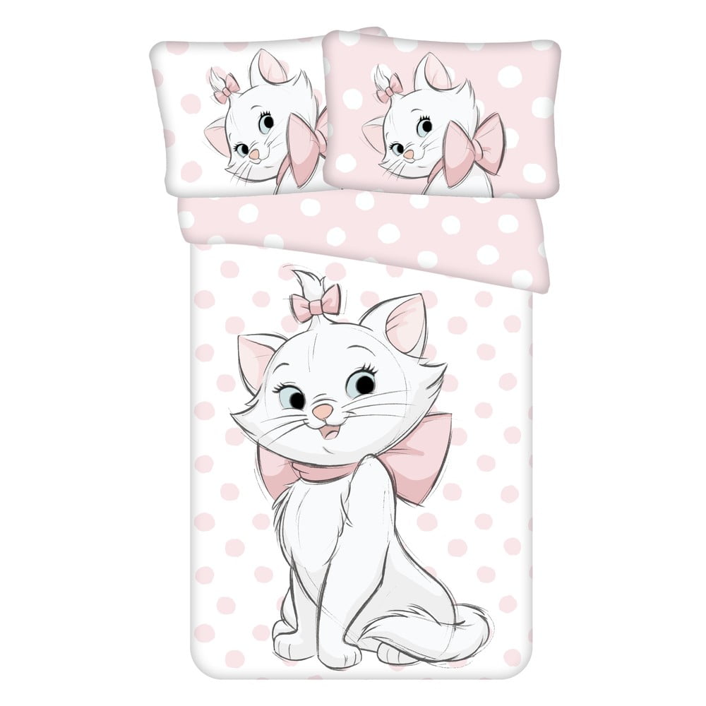 Bawełniana pościel dziecięca do łóżeczka 100x135 cm Marie Cat – Jerry Fabrics