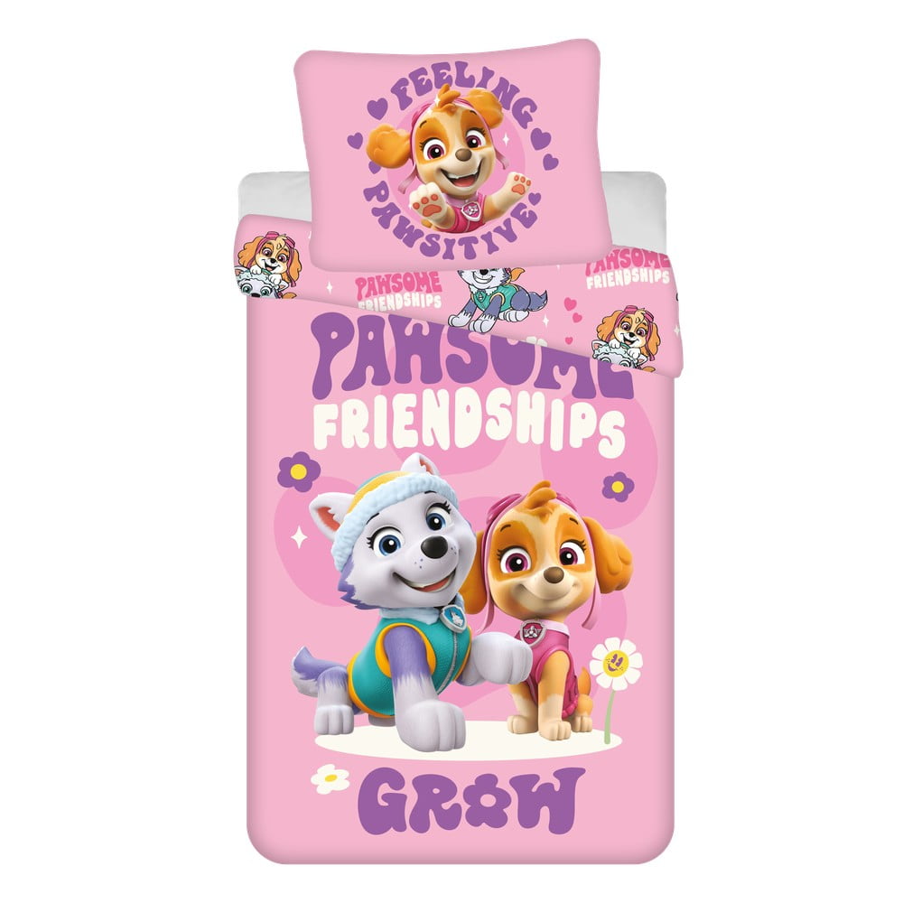 Dziecięca pościel jednoosobowa z mirowłókna 140x200 cm Paw Patrol – Jerry Fabrics