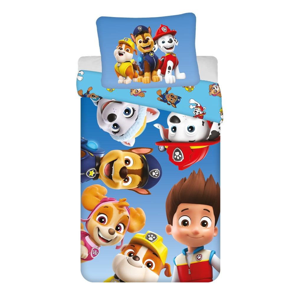 Dziecięca pościel jednoosobowa z mirowłókna 140x200 cm Paw Patrol – Jerry Fabrics