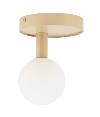 Perla lampa sufitowa 1xG9 złota/biała 33602