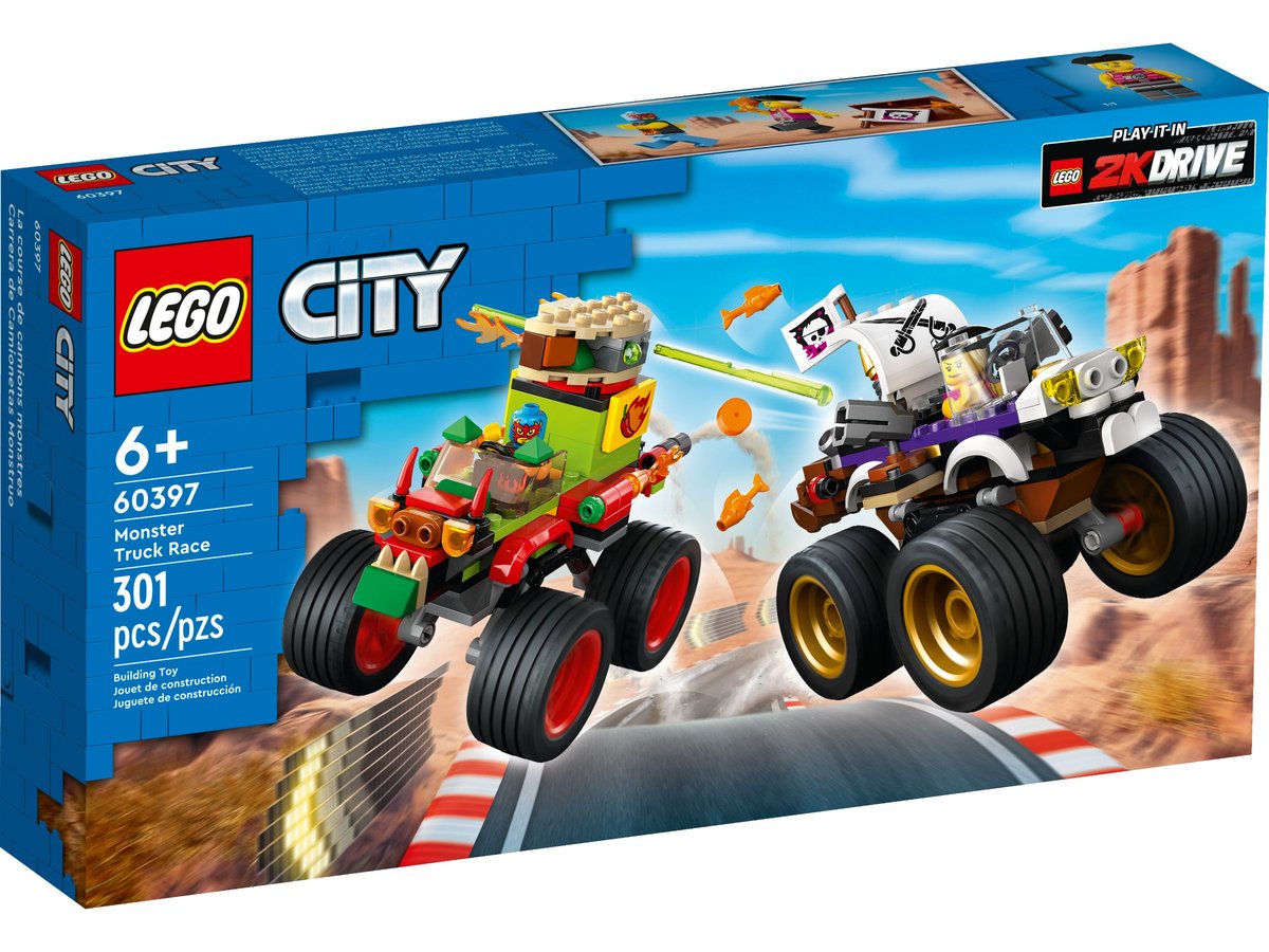 Lego City Wyścig Monster Truckami 60397