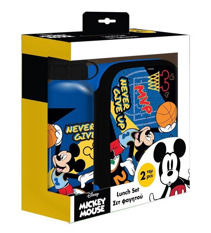 Lunch Box Bidon Aluminiowy, Pudełko Myszka Mickey
