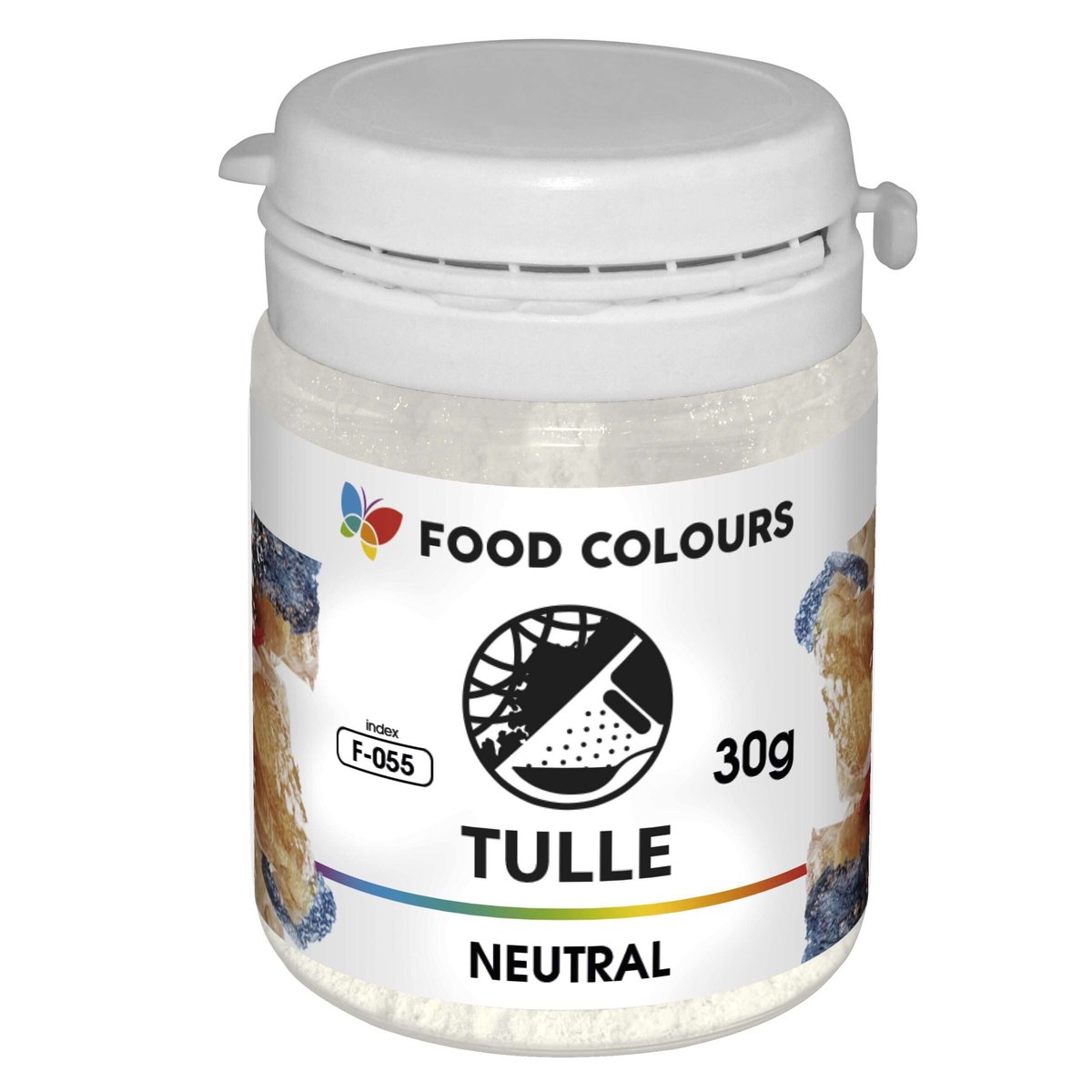 Tiul Cukierniczy Jadalny Neutral Food Colours 30g