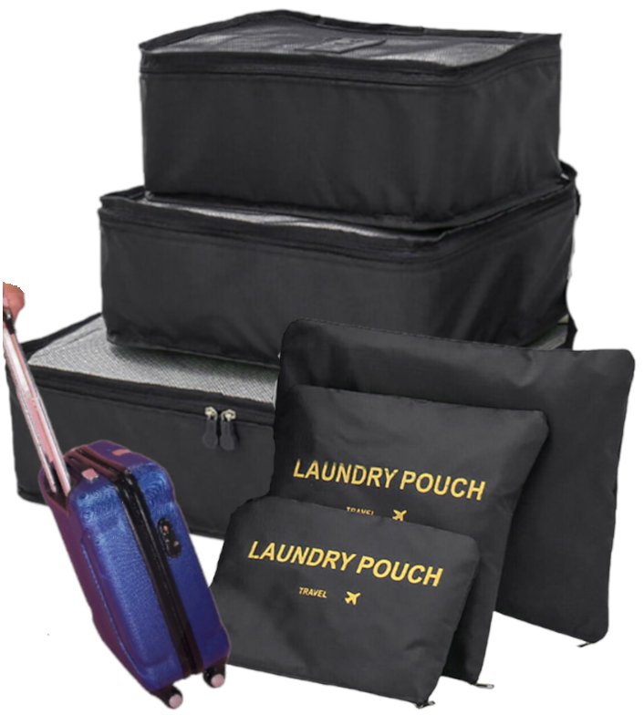 ORGANIZER PODRÓŻNY DO WALIZKI TORBY SZAFY 6 SZT.