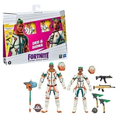 Hasbro Fortnite Victory Royale Series Deo i Siona Battle Royale Pack, figurki o wielkości 15 cm do kolekcjonowania, od 8 lat F5411