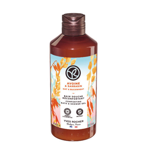 Żel pod prysznic i do kąpieli Owies & Gryka Yves Rocher, 400 ml