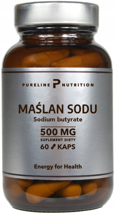 Pureline, Maślan Sodu Suplement diety, 60 kaps.