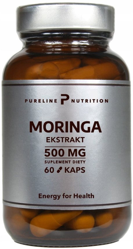 PURELINE Moringa ekstrakt 500 mg 60 kapsułek
