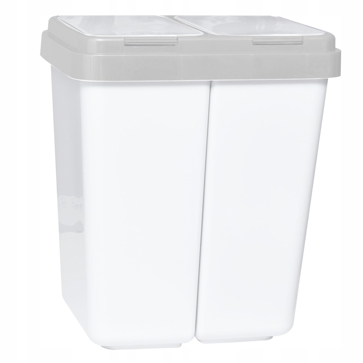KRYWAŁD KOSZ DUO BIAŁY 2X25L