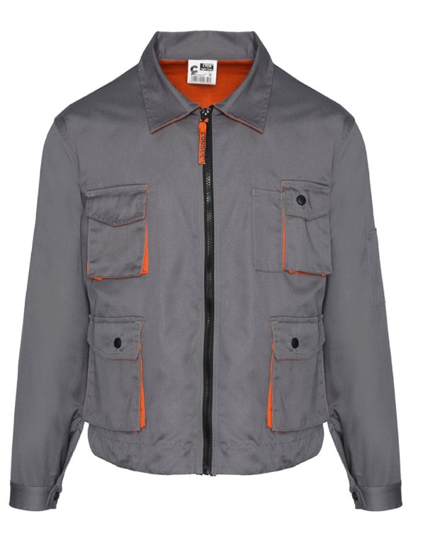 Bluza robocza CONSUL szara 176B  liczne kieszenie CONSORTE CONSUL BL JS 176B 5904512097549