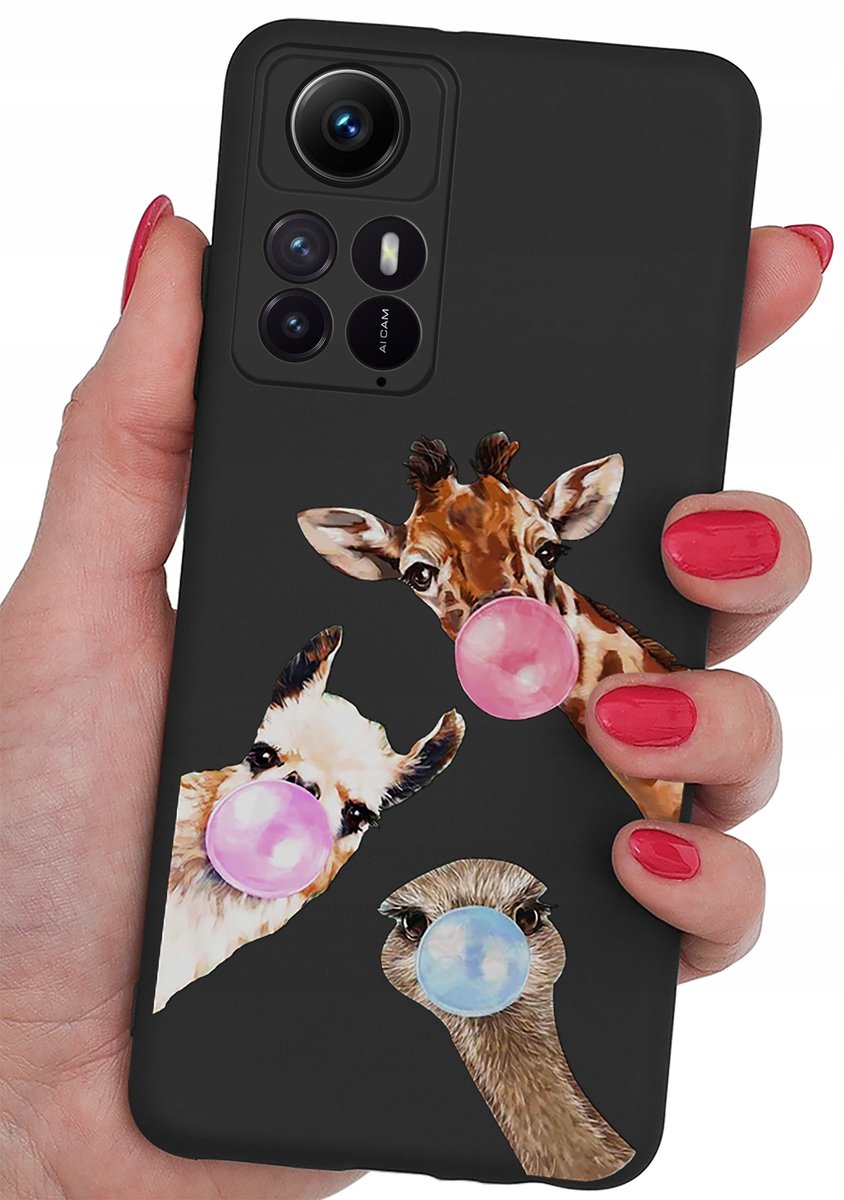 ETUI do Xiaomi Redmi Note 12S CASE WZORY + SZKŁO