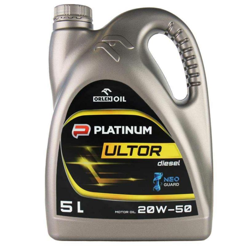 PLATINUM Ultor Diesel 20W50 5L - olej silnikowy do aut ciężarowych