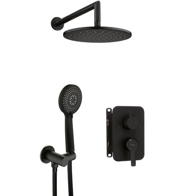 Zestaw prysznicowy podtynkowy DEANTE Arnika BXYZNQHM z deszczownicą Nero