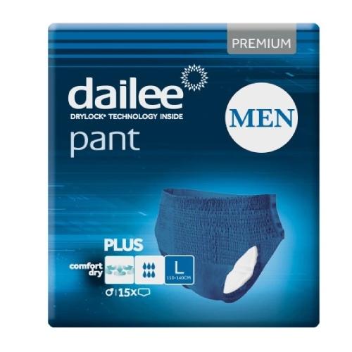 DAILEE Pant Plus Men L majtki chłonne dla mężczyzn, 15szt.
