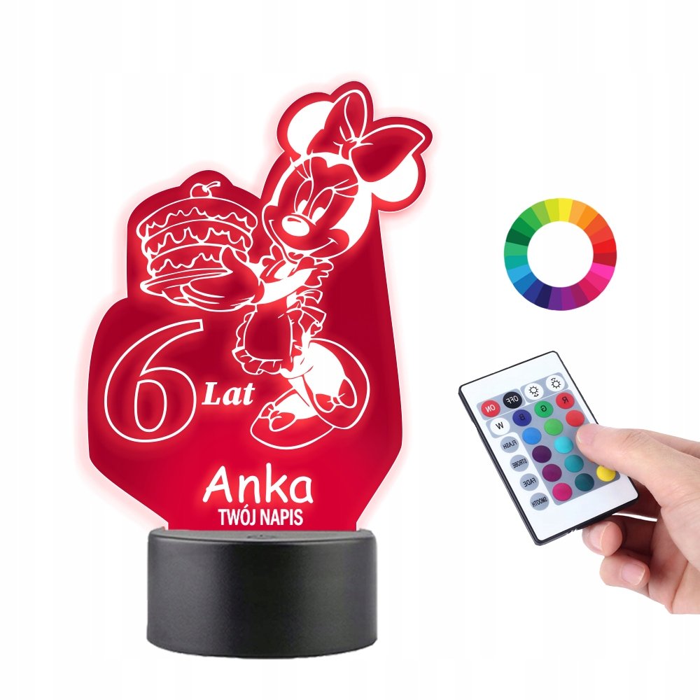 Lampka na Biurko Statuetka Prezent Urodziny Myszka