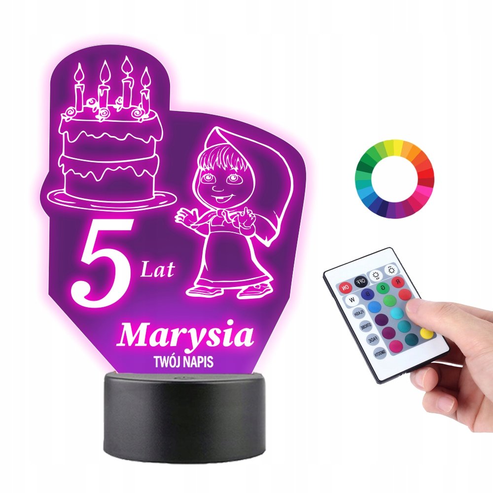 Lampka na Biurko Statuetka Prezent Urodziny Masza