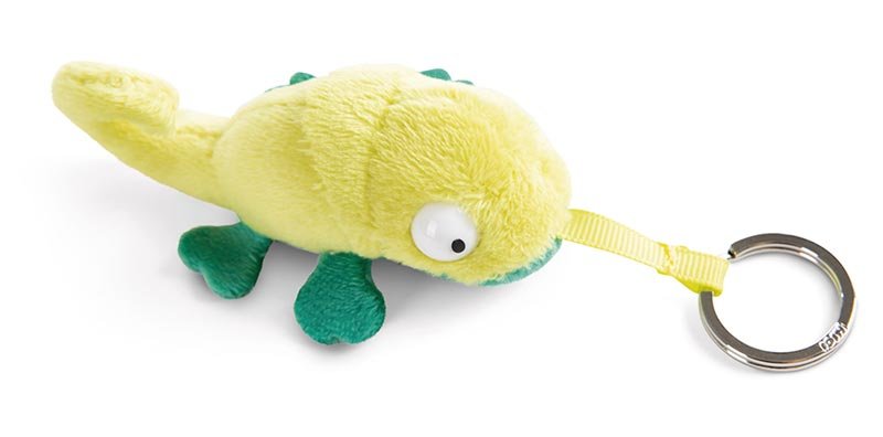 Nici, Brelok pluszowy na klucze kameleon Candymon 8 cm 48964, Zielony