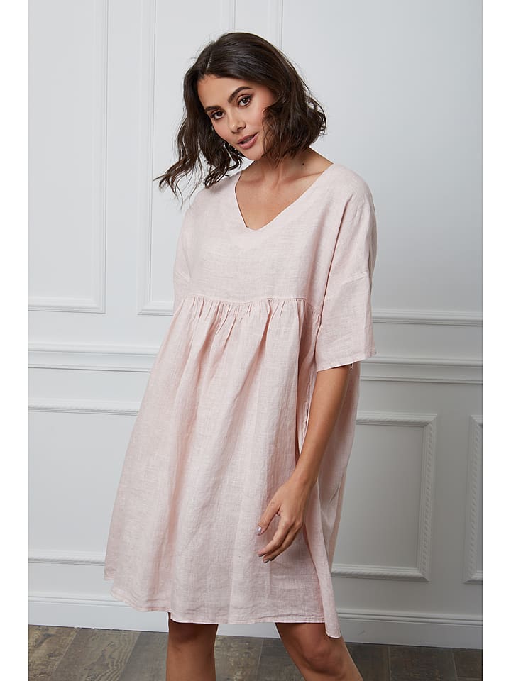 Fleur de Lin Lniana sukienka 