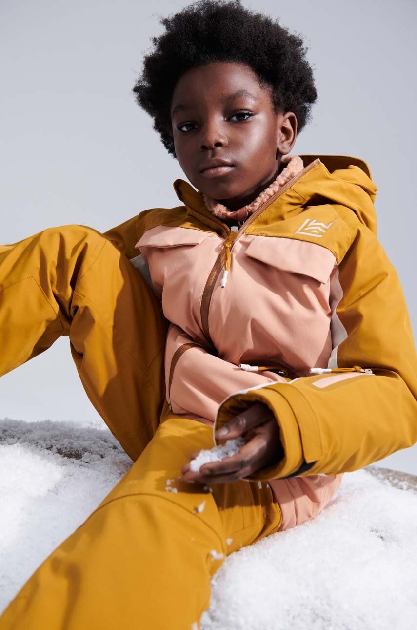 Liewood kurtka narciarska dziecięca kolor pomarańczowy