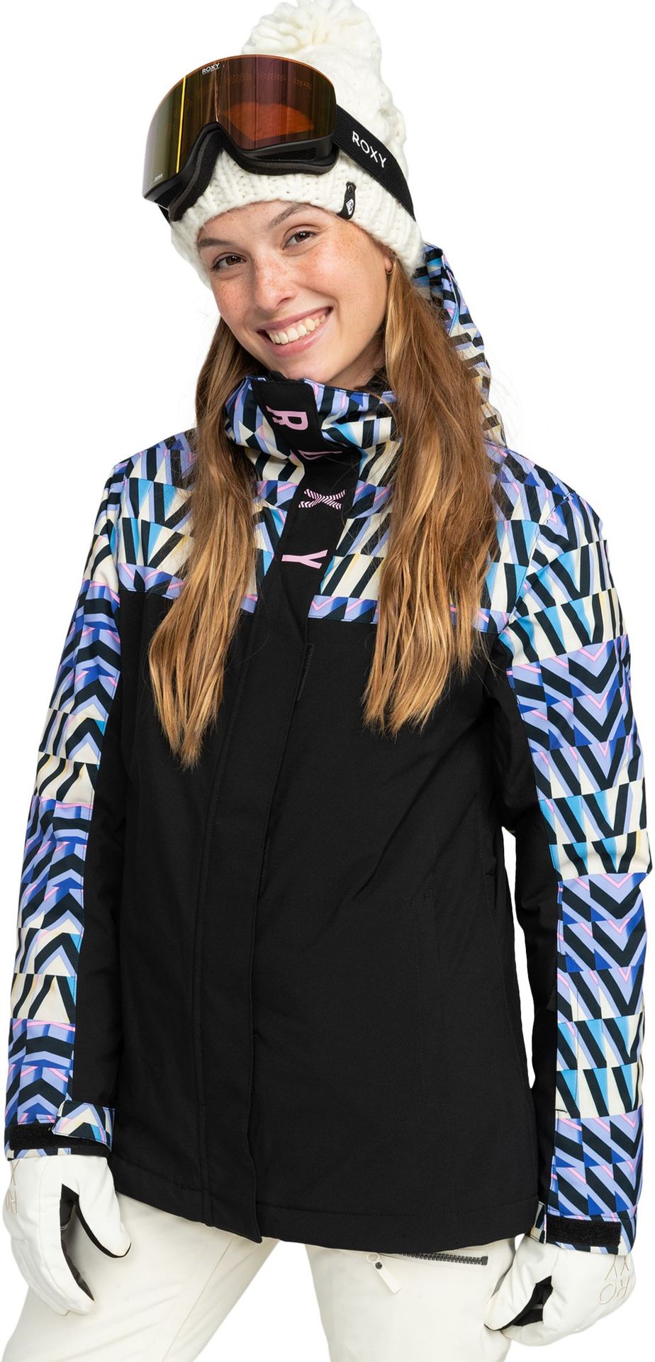 kurtka zimowa damska ROXY GALAXY JACKET Parchment Monique - TEC1